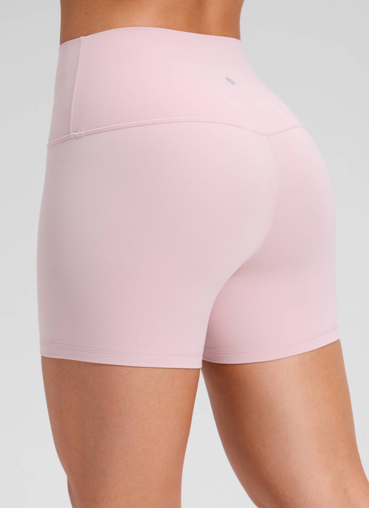 CRZ YOGA महिलाओं के लिए योगा हाई राइज़ बाइकर शॉर्ट्स Butterluxe शॉर्ट्स 4'' पिंक हेज़