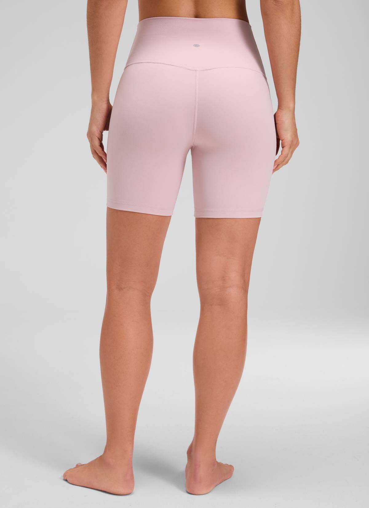 CRZ YOGA महिलाओं के लिए योगा हाई राइज़ बाइकर शॉर्ट्स Butterluxe शॉर्ट्स 6 इंच पिंक हेज़