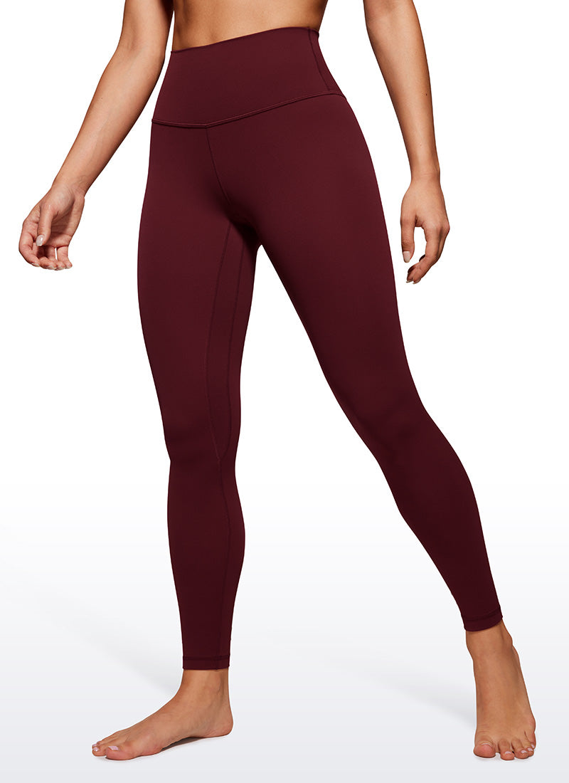 CRZ YOGA महिलाओं की Butterluxe डबल सीम्ड योगा लेगिंग्ज़ 71 सेमी