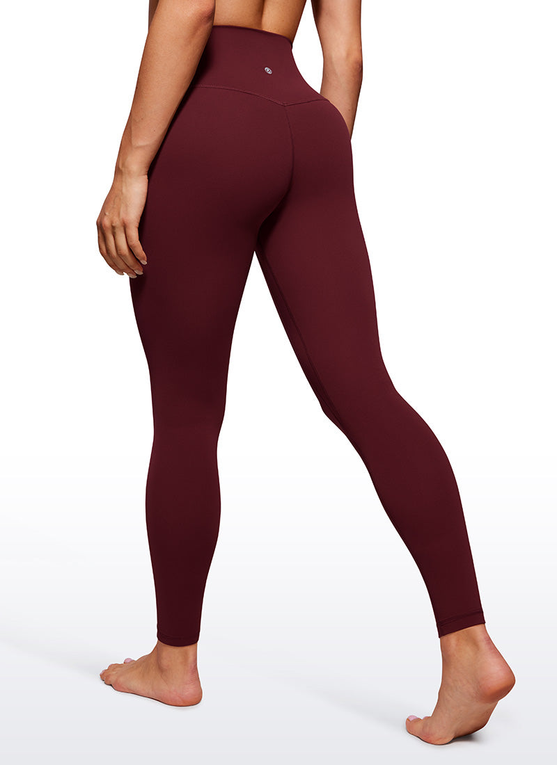 CRZ YOGA महिलाओं की Butterluxe डबल सीम्ड योगा लेगिंग्ज़ 71 सेमी